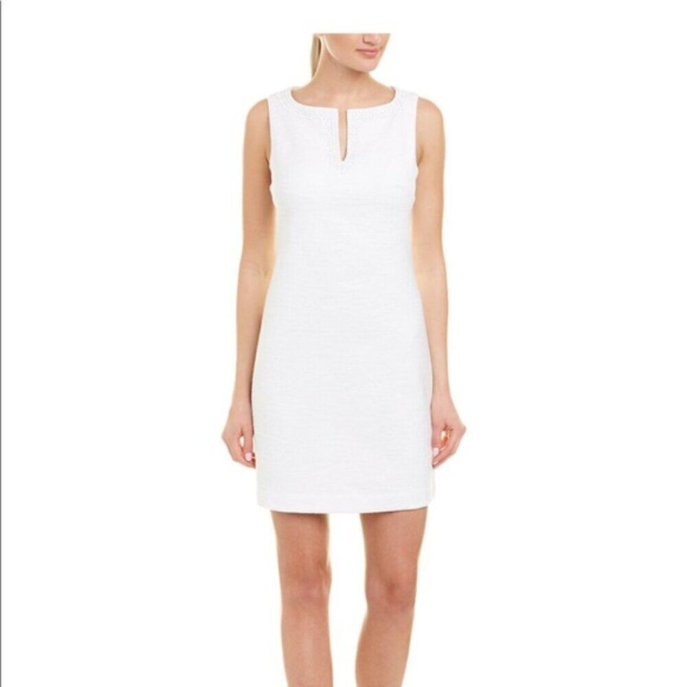 TRINA TURK NEW SEAL BEACH WHITE DRESS SIZE 6